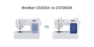 Confused between Brother CS5055 vs CS7000X? This detailed comparison breaks down stitches, power, features, and real-world use.