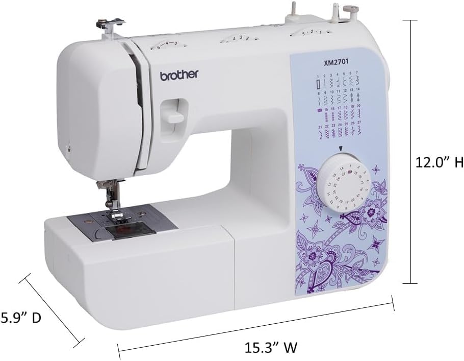Brother Sewing Machine, XM2701, Lightweight Machine