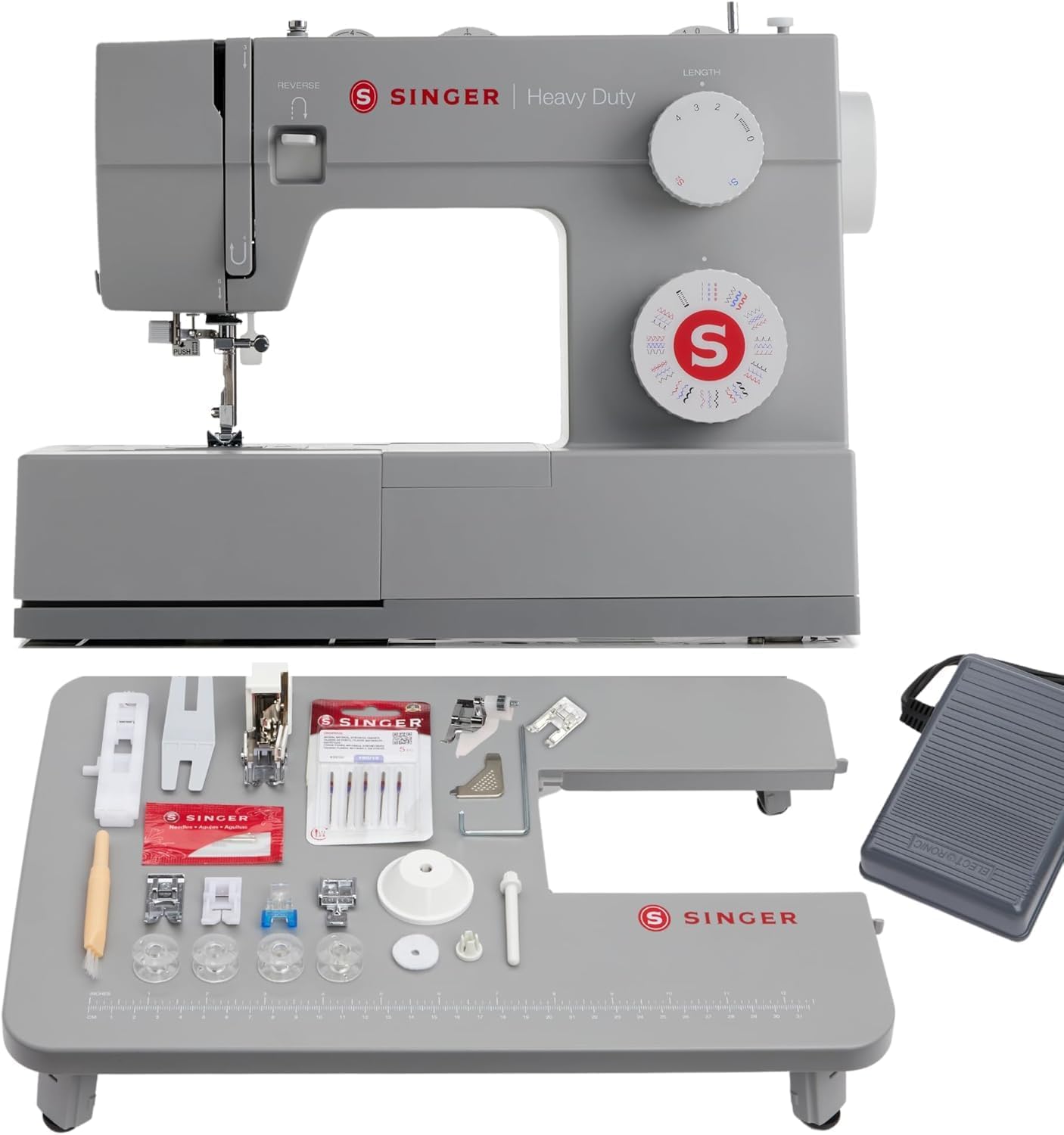 Singer 4452 Sewing Machine with Extension Table