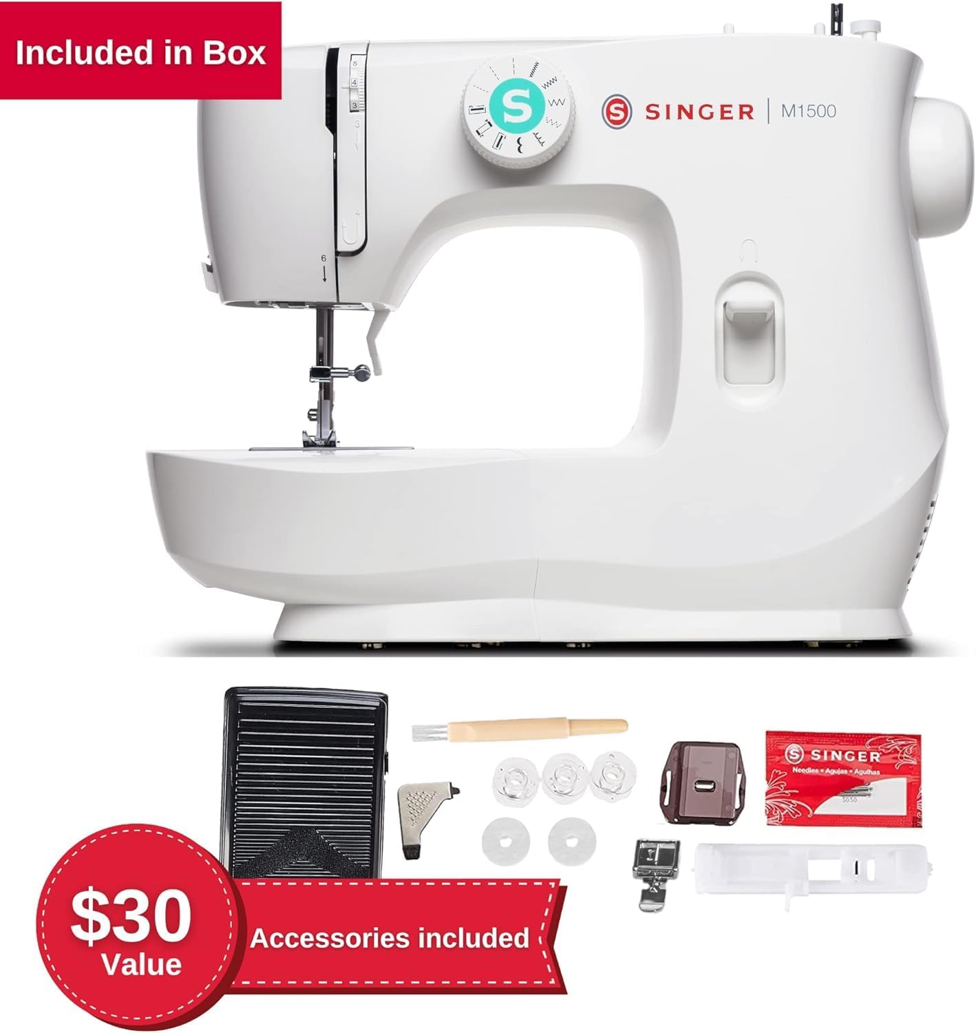 SINGER® M1500 Sewing Machine +Accessory Kit