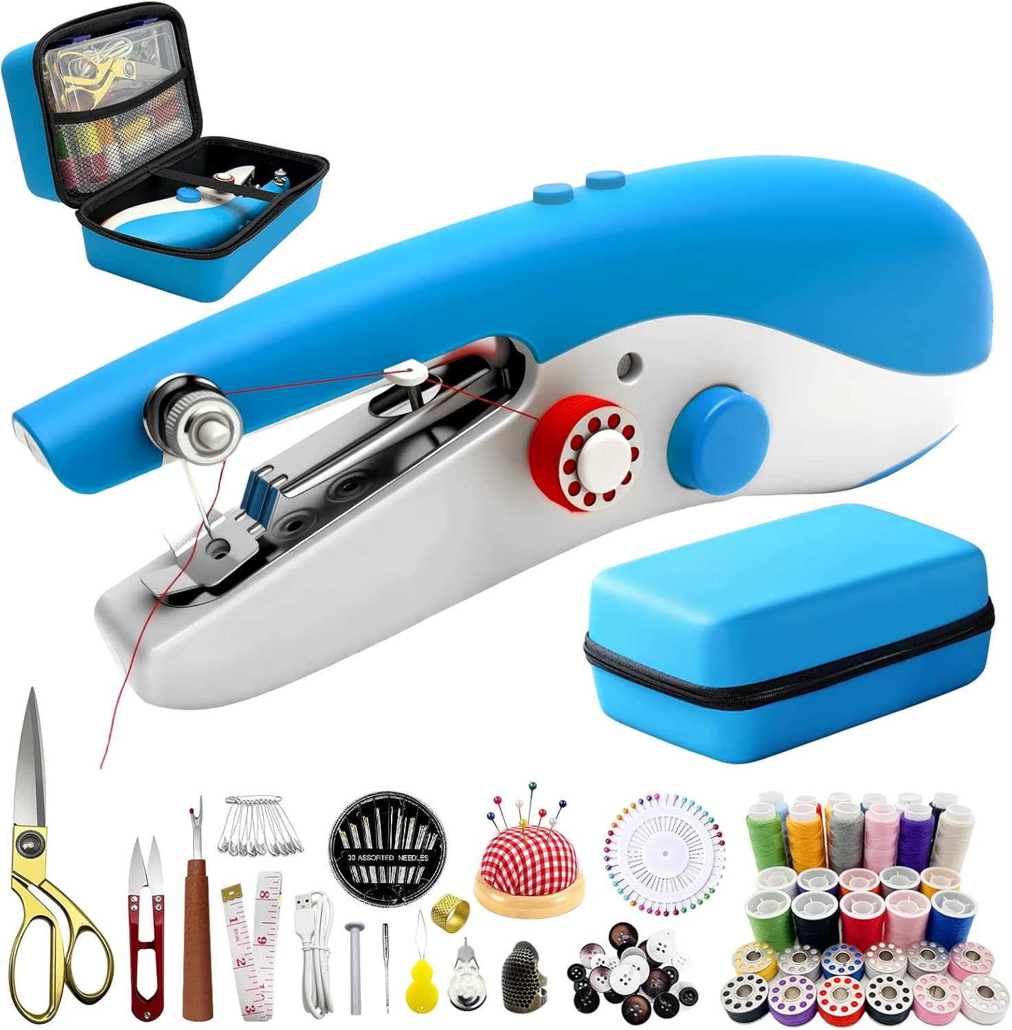 Aureqilin Portable Handheld Sewing Machine (110 PCS Kit)