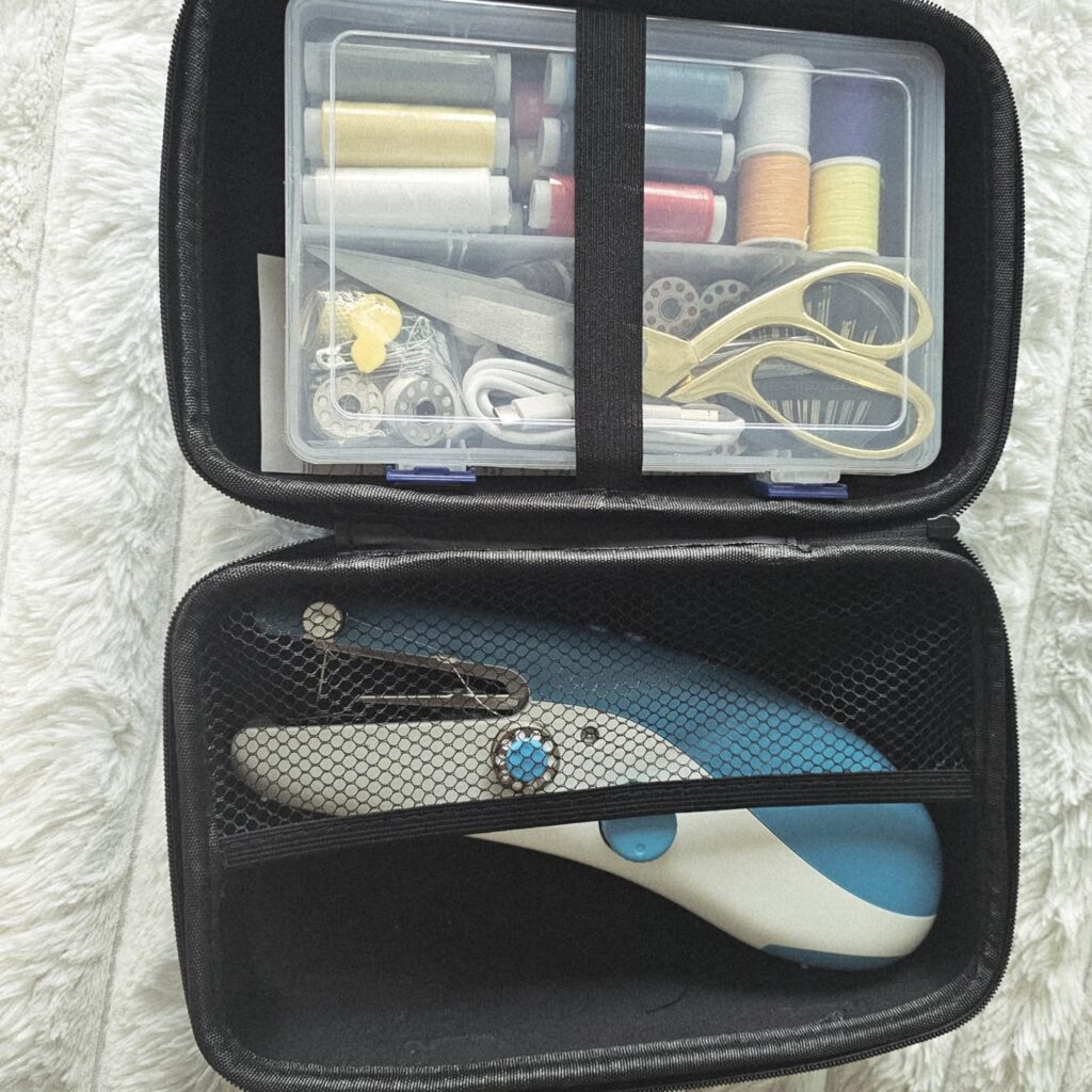 Repair torn jeans quickly with the best handheld sewing machine for jeans and enjoy durable stitches on thick denim material.