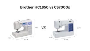 Wondering which machine is better? Brother HC1850 vs CS7000x compares stitches, ease of use, durability, and overall value.