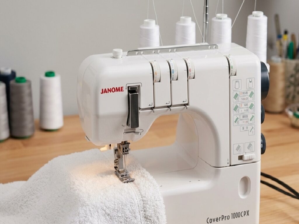 Learn how this machine performs on different fabrics in our comprehensive Janome CoverPro 1000CPX review.