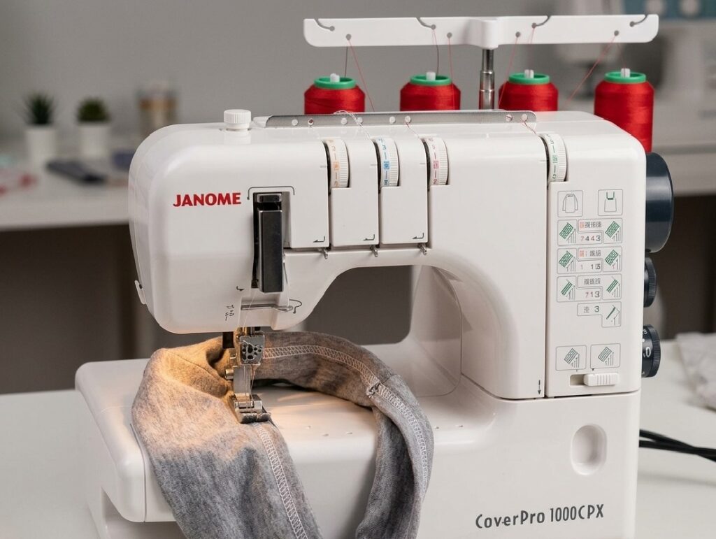 Thinking of buying a coverstitch machine? Start with this Janome CoverPro 1000CPX review before making your decision.