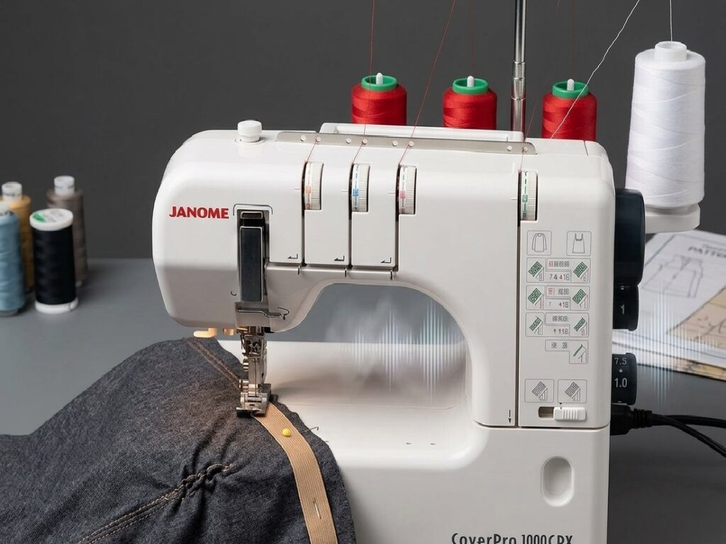 This Janome CoverPro 1000CPX review explains its standout features and the limitations you should know before buying.